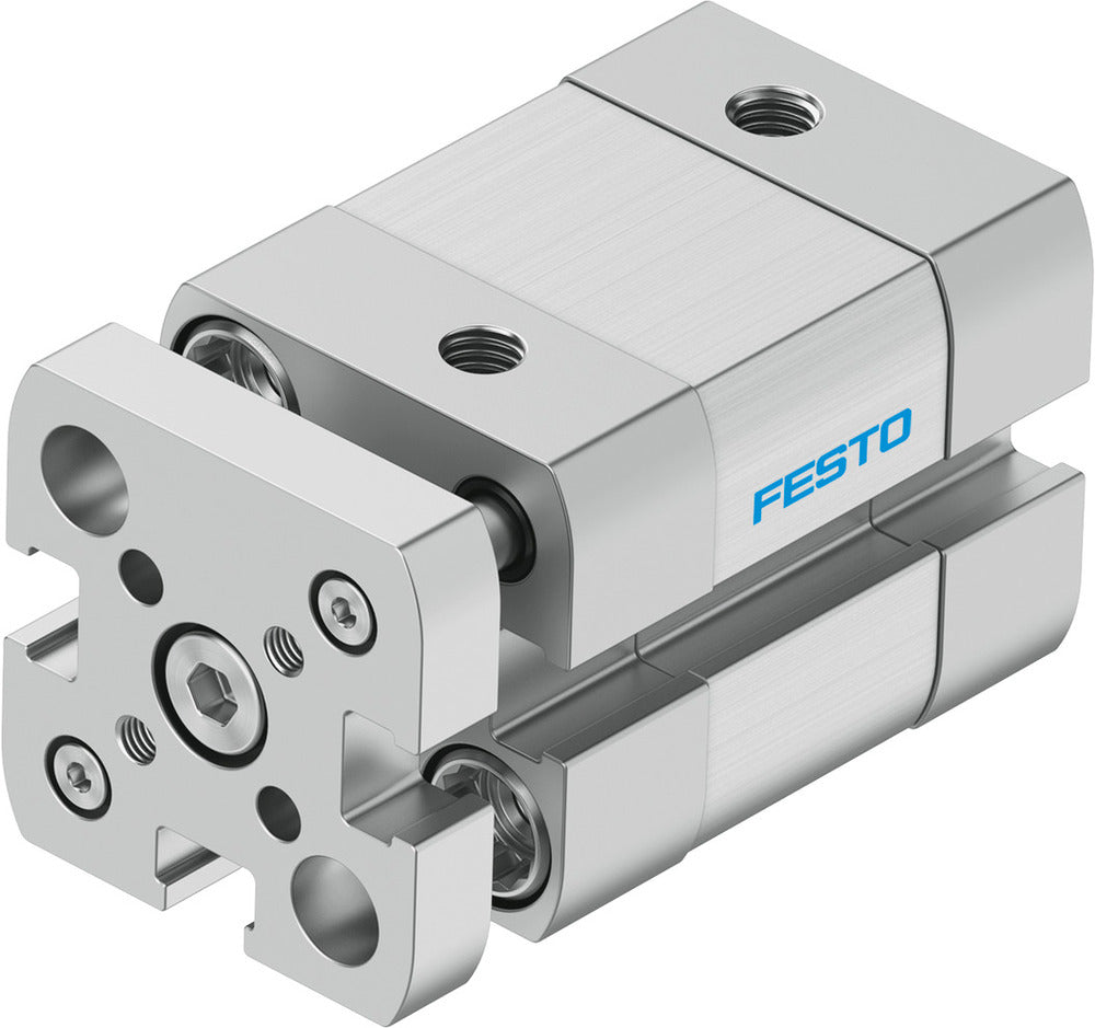 Heschen Vérin Pneumatique Mince MAL 16-175 - Alésage 16mm, Course 175mm, Double Effet, Port M5
