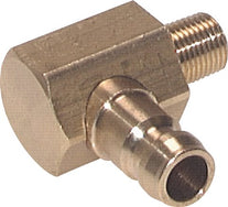 DN 6 Mold Coupling Plugs With 90-Deg Male Thread