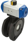 Image en vedette de la collection - Pneumatic Steel Flanged Ball Valves