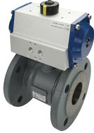 Pneumatic Cast Iron Flanged Ball Valves