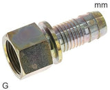 Image en vedette de la collection - Raccord De Tuyau Raccords En Acier À Filetages G Femelle PN25 Collier De Sécurité