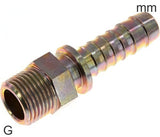 Image en vedette de la collection - Raccord De Tuyau Raccords Collier De Sécurité Mâle En Acier À Filetages G