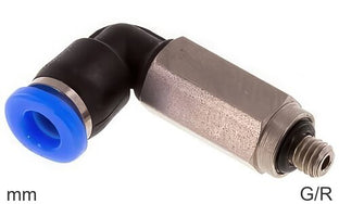 Coude Raccords Push-In Laiton Et Plastique Filetages-G/R Mâle Long (3-6mm)