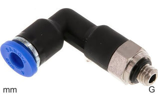 Coude Raccords Push-In Laiton Et Plastique Filetages G Mâle Long Corps