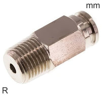 Raccords Push-In Laiton Filetages R Mâle