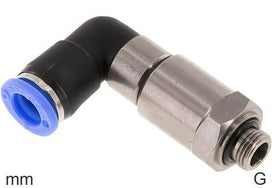 Coude Pivotant Raccords Push-In Laiton Et Plastique Filetages G Mâle Deux Roulements À Billes