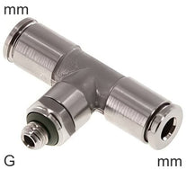 Push-In Raccords En T Acier Inoxydable Filetages G Mâle Pivotant