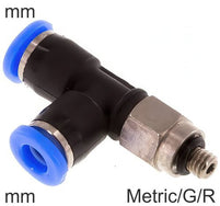 Raccords En T Push-In Filetages Mâles En Laiton Et Plastique En Forme De L (3-6mm)