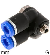 Push-In Y Raccords Laiton Et Plastique Filetages G Coude Mâle Hexagonal Extérieur