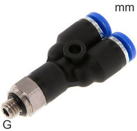 Push-In Y Raccords Laiton Et Plastique Filetages G Mâle