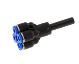 Image en vedette de la collection - Distributeur Raccords Push-In Laiton Et Plastique Avec Plug In 4 Sorties