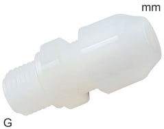 Raccords De Compression Plastique PVDF Filetages G Mâle