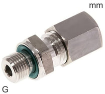 Raccords De Compression Acier Inoxydable Filetages G Mâle Avec Joint En Élastomère