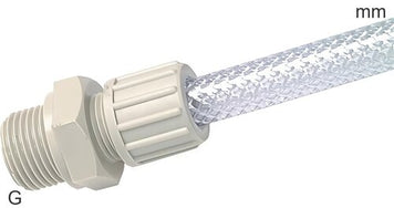 Raccords De Compression Filetages G En Plastique Mâle Pour Mailles Textiles Tuyau