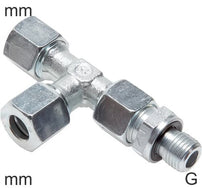 Raccords En T De Compression Acier Inoxydable Filetages G Mâle En L Réglable