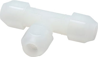 Raccords En T À Compression Plastique PVDF