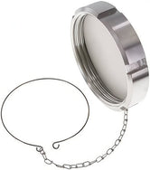 Écrous Borgnes Avec Filetage Femelle Pour Raccords Laitiers DIN 11851