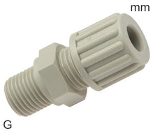 Raccords À Bague Coupante Filetages G En Plastique Mâle