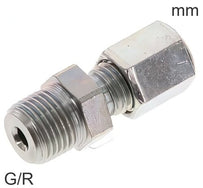 Raccords À Bague Coupante Acier / Acier Inoxydable Filetages-G/R Mâle