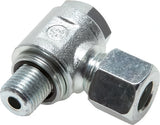 Image en vedette de la collection - Elbow Swivel Joints Cutting Ring With Metric Male Threads And O-Ring Non-Choking