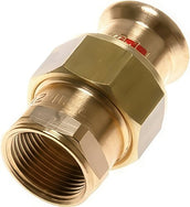 Raccords À Sertir Séparables Avec Pression Intérieure Et Filetage Femelle Et Joint Plat