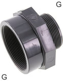Image en vedette de la collection - Mamelons Réducteurs PVC Filetages G PN16