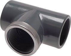 Raccords En T En PVC Avec Douille Femelle Et Filetage Femelle PN16