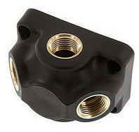 Raccords De Conduite Jonctions D'air Plastique Avec Insertions De Filetage En Laiton PN15