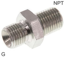 Double Mamelons Acier Filetages-G/NPT Avec Cône Pour Tuyau À 60 Degrés PN800