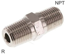 Double Mamelons Laiton R/NPT-Filetages PN60