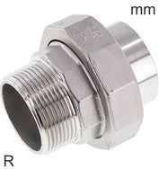 Doubles Mamelons Filetages R En Acier Inoxydable Et Extrémité À Souder Avec Joint Plat PN16