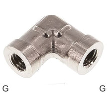 Raccord Coudé 90deg Laiton/Inox G-Fils Femelle PN150