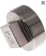 Bouchons De Fermeture Fonte / Acier Inoxydable Filetages R Hexagonal Extérieur PN25