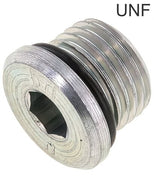 Bouchons De Fermeture Acier Inoxydable Filetages UNF Hexagonal Intérieur PN630