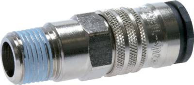 DN 10 Air Coupling Sockets With Male Threads