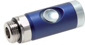 Safety Push-Button DN 7.2 Euro Air Coupling Sockets With Male Threads