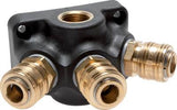 Image en vedette de la collection - Wall Mounted DN 7.2 Euro Air Coupling Junctions With 3 Sockets