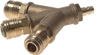 DN 7.2 Euro Air Coupling Junctions With Three Sockets
