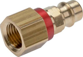 Color Coded DN 7.2 Air Coupling Plugs With Female Threads