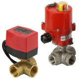 Image en vedette de la collection - 3-Way Electric Ball Valves
