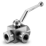 Image en vedette de la collection - 3-Way Hydraulic Ball Valves