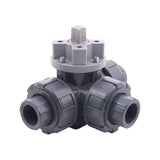 Image en vedette de la collection - 3-Way PVC Ball Valves (ISO-Top)