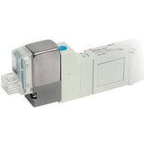Image en vedette de la collection - SMC 5/3-Way Sub-Base Pneumatic Solenoid Valves SY7000