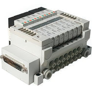 Électrovannes Connecteur D-sub Plug In Collecteur Monté Sur Base SMC VV5Q11-F1000