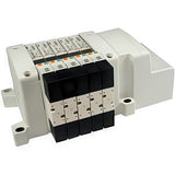Image en vedette de la collection - Électrovannes À Connecteur Multiple Plug In Collecteur Monté Sur Base SMC VV5QC11-M 1000