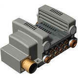 Image en vedette de la collection - Électrovannes À Connecteur Multiple Plug In Sur Collecteur Monté Sur Base SMC VV5QC21-M 2000