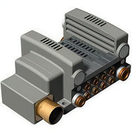 Électrovannes À Connecteur Multiple Plug In Sur Collecteur Monté Sur Base SMC VV5QC21-M 2000