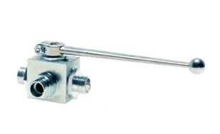 Robinets à Boisseau Spherique Hydrauliques 3 Voies Avec Anneau De Coupe