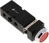 Image en vedette de la collection - EMC Vannes Pneumatiques 5/2 Voies Activées Par Bouton Série M