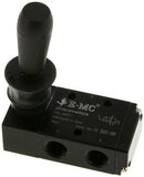 Image en vedette de la collection - EMC Vannes Pneumatiques À Levier Manuel 3/2 Voies Série H